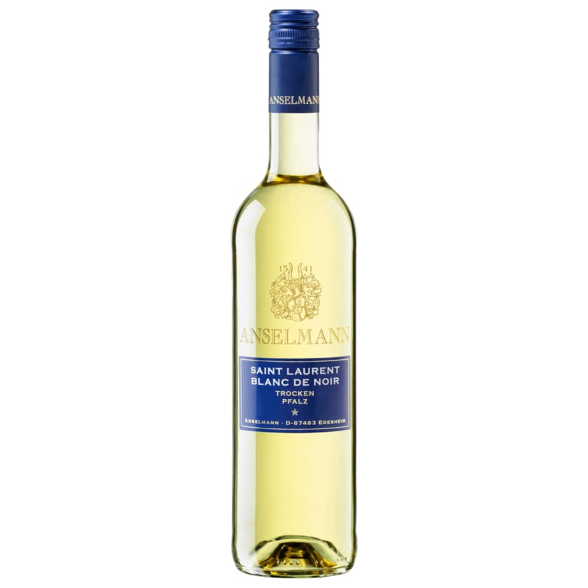 Anselmann Weißwein Saint Laurent Blanc de Noir QbA trocken 0,75l